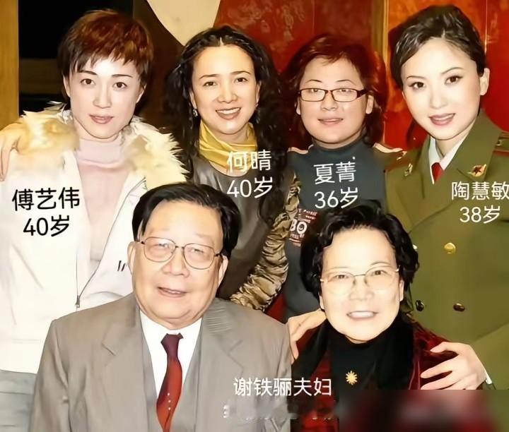 什么叫同框不同命！一张2004年的老合影，陶慧敏、傅艺伟、夏菁、何晴，当年都