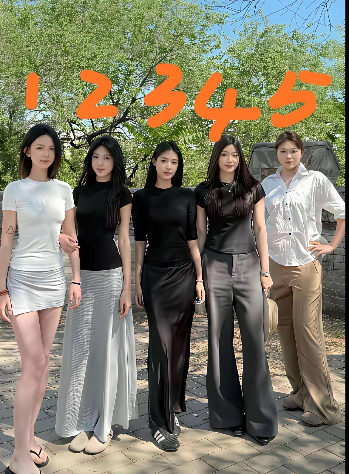 让我妈选儿媳妇，她非要选5号，说一定要找这样的为什么呢？可是我更喜欢1号，你们喜