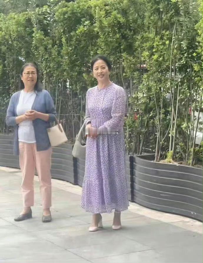 刘亦菲妈妈被偶遇，65岁了还是那么美​​​