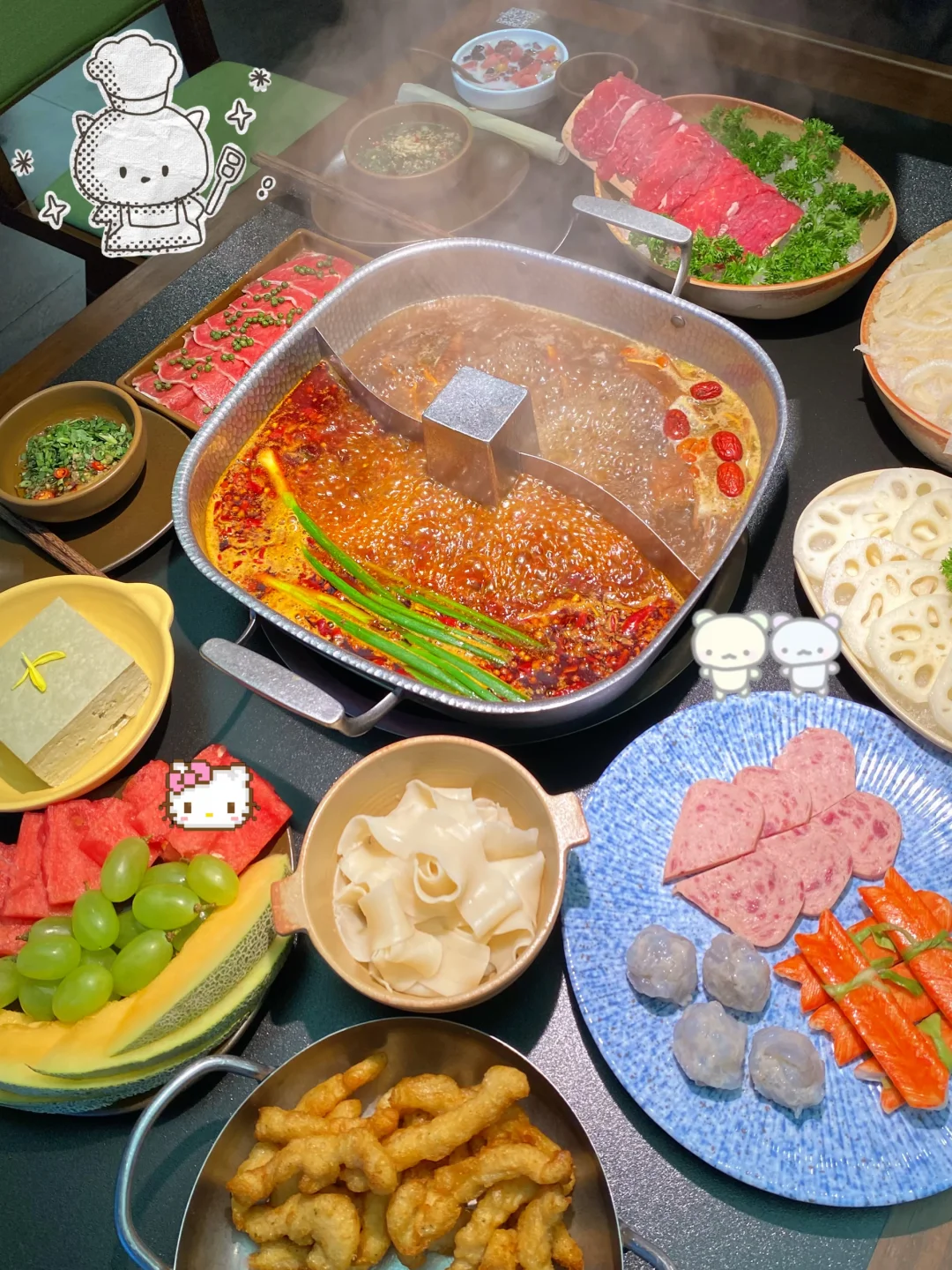 疲惫的工作之后需要来一场酣畅淋漓的火锅