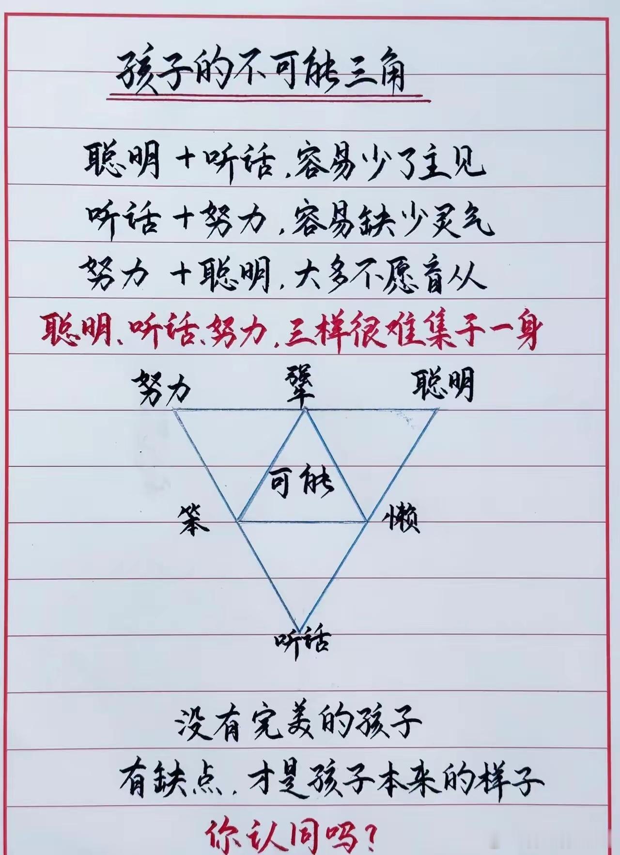 孩子都不可能三角​​​