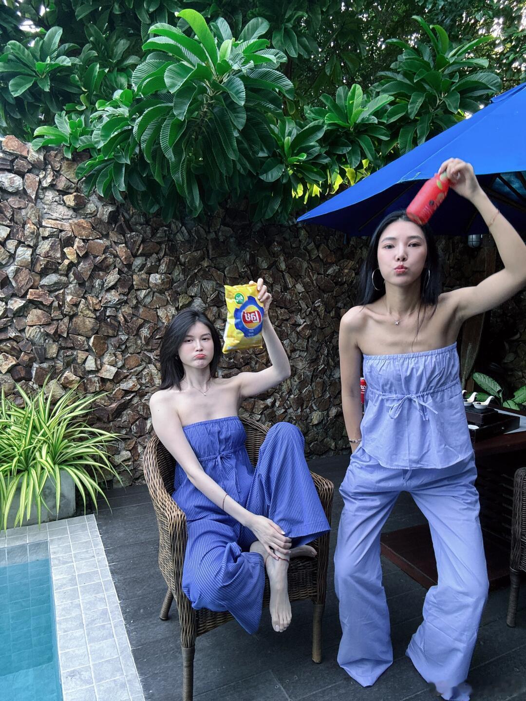 何穗度假照继续掉落🏖​​​