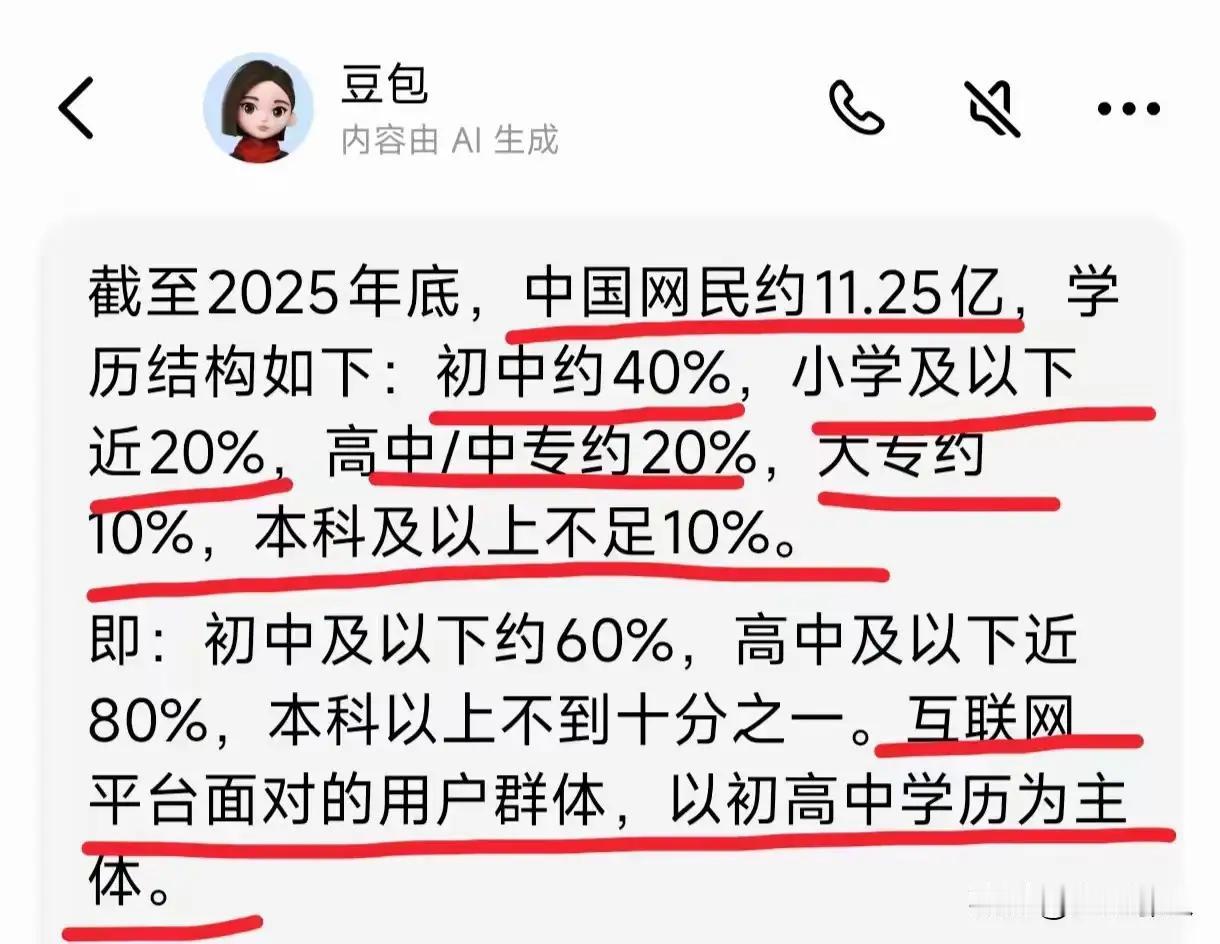 妥妥的大法党，初中以上水平也不会有这样认知