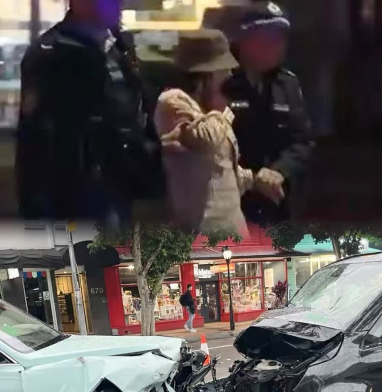 哇塞！悉尼这豪车事故太让人震撼啦！23岁华裔女子开蒂芙尼蓝劳斯莱斯逆行撞