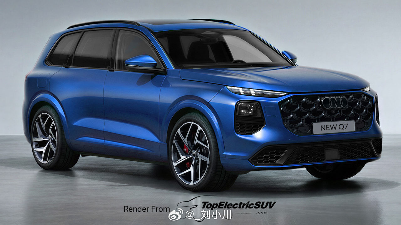 奥迪下一代奥迪Q7渲染图【新车渲染】下一代奥迪Q7渲染图，大家觉得怎么样