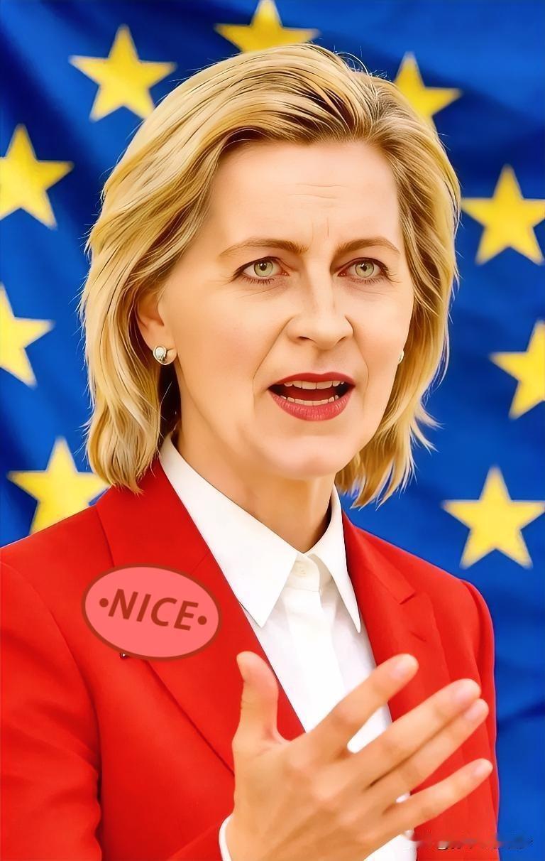 冯德莱恩当着全世界的面，直接跟美国硬刚了，1月7日在塞浦路斯的公开活动上，她掷地