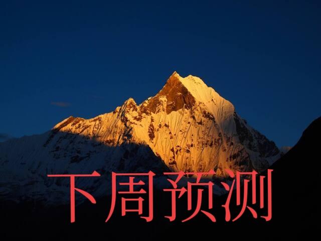 谈谈对下周行情的展望1、满仓的朋友看淡K线形态做的是趋势，不会踏空