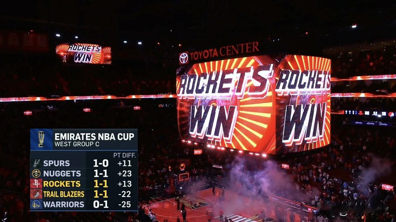 火箭赢球就是那么激动[比心]