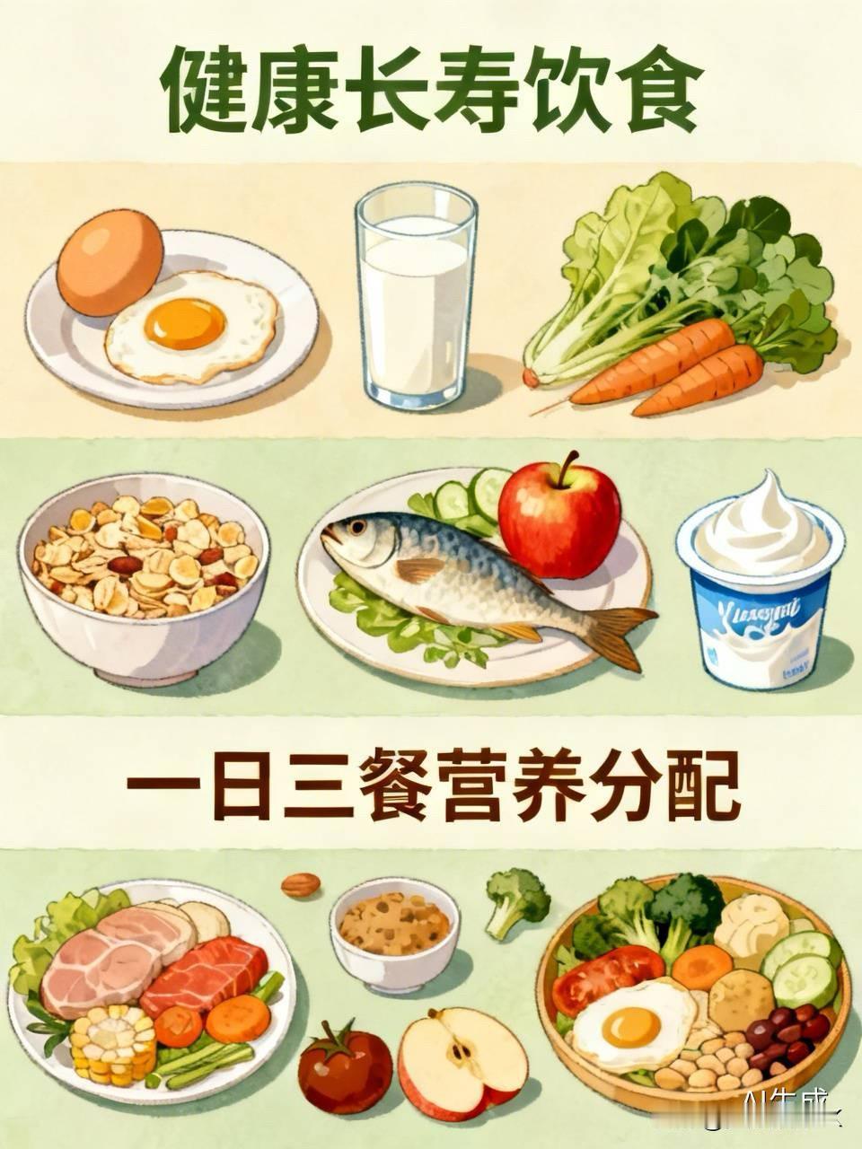 张文宏专家说没生活质量长寿没意义，健康长寿饮食很重要，还公布了自己的一日三餐。早