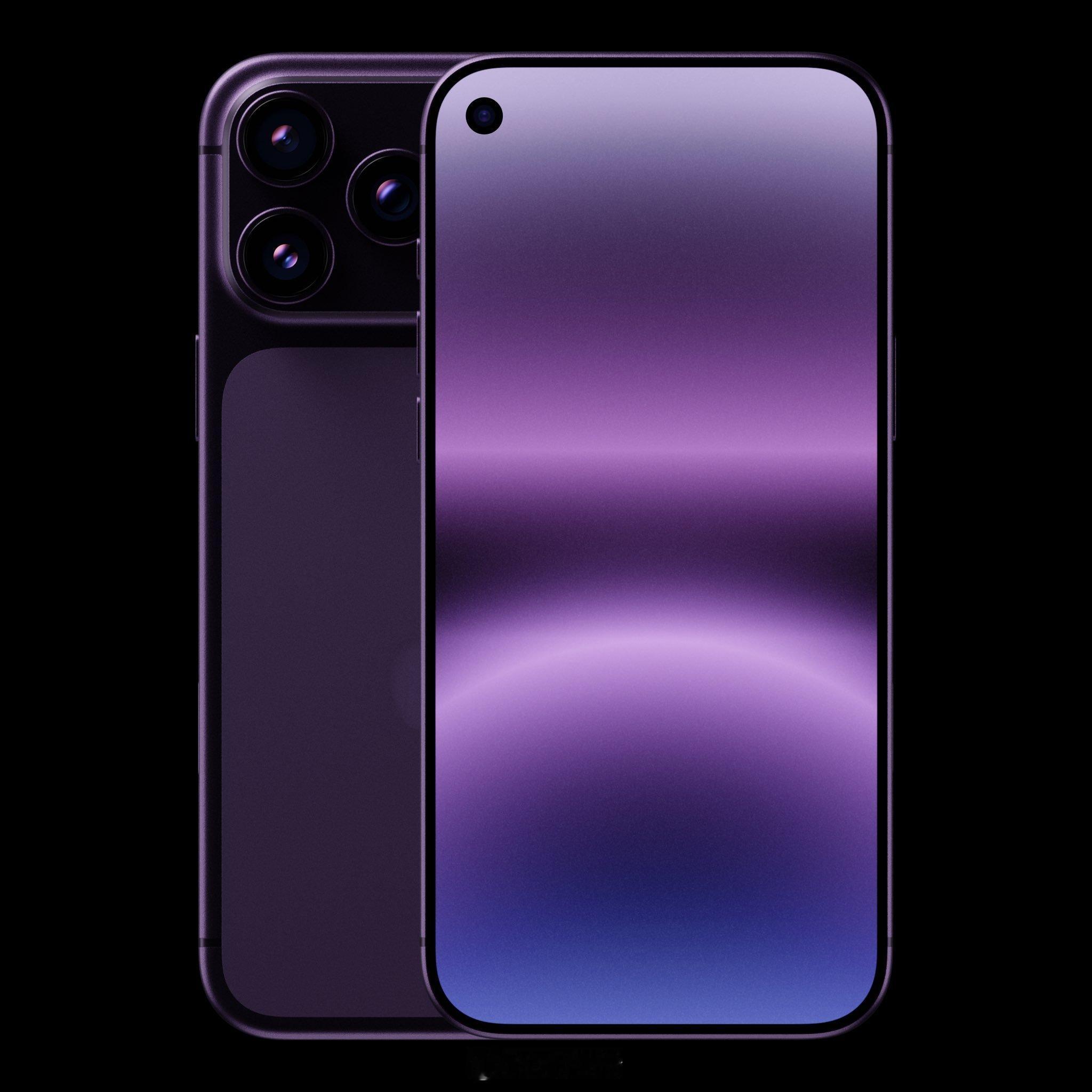 越来越多的消息指向了iPhone18Pro前置摄像头真的可能左侧挖空iPhone