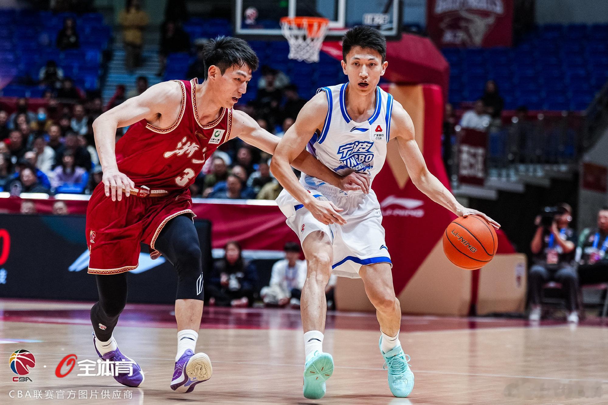 没有了余嘉豪，浙江队在攻防两端都受到了影响。而上赛季胜场数与浙江差距巨大的宁波，