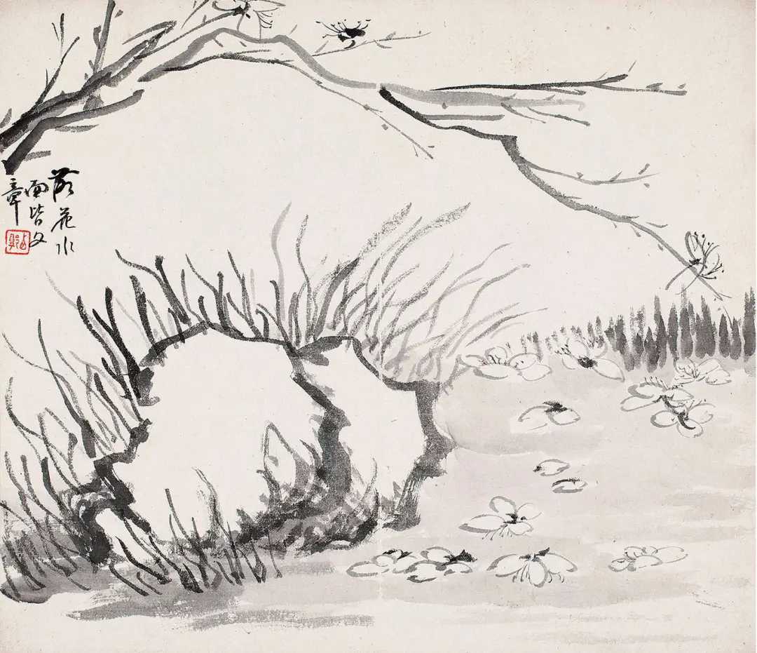 钱松梅花册，清奇绝俗，钱松（1818~1860年），清代时期篆刻家、书画家。浙