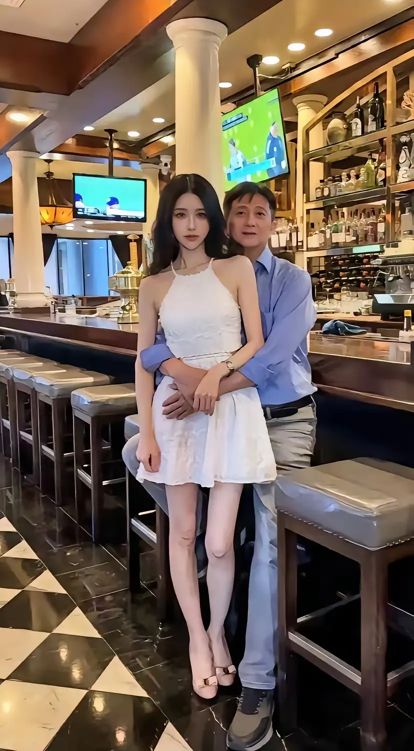 她不说老公，我还以为是她外公。