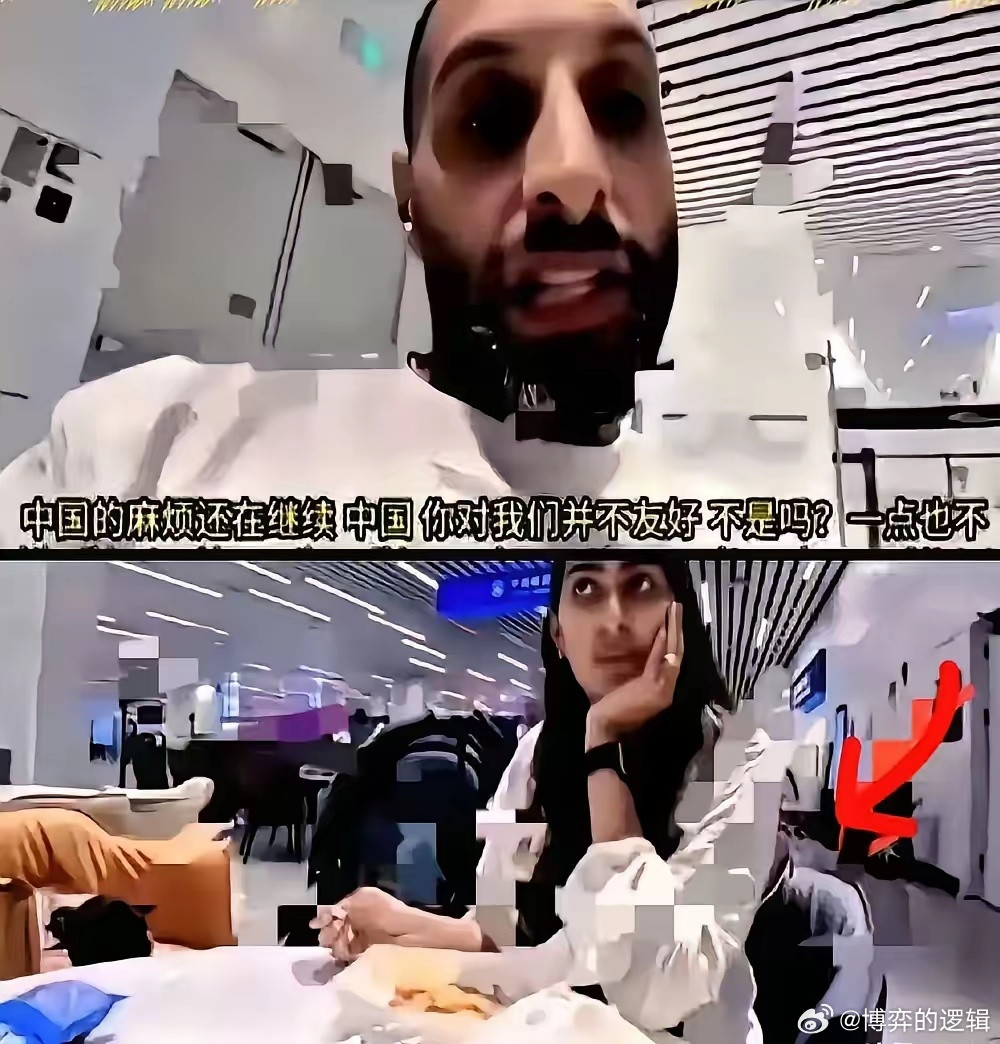上个月才因签证过期滞留被咱遣返的印度网红，这周居然拖家带口又堵到广州白云机场了，