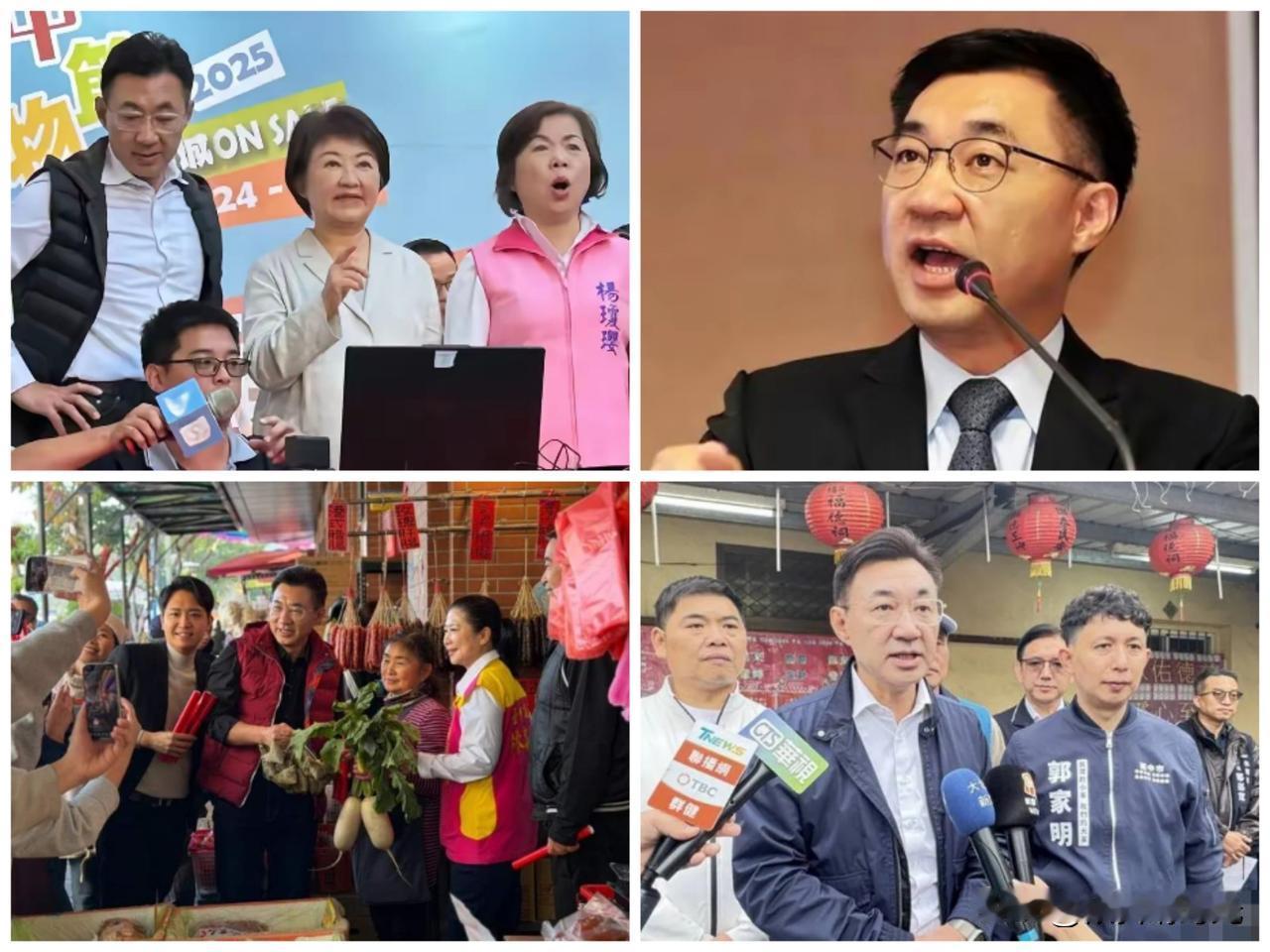 不得不说，台中市长卢秀燕再次跟台中市长候选人江启臣是一唱一和，两人再次一前一后表