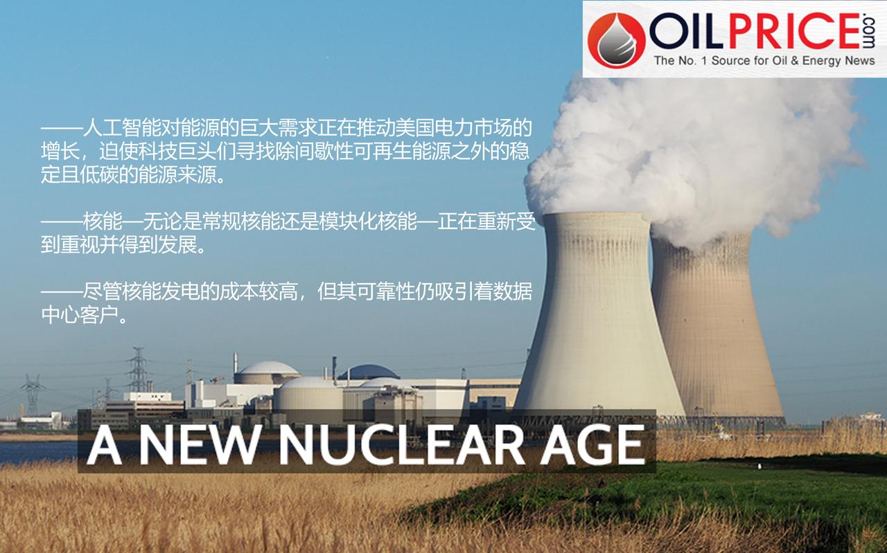 数据中心引爆美国核能复兴？AI耗电猛如虎，小型反应堆成新宠！