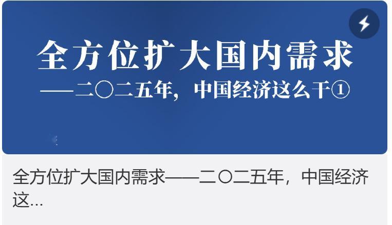 2025年中国经济这么干核心有三条，扩大内需提振消费、提高投资效益。如果你是