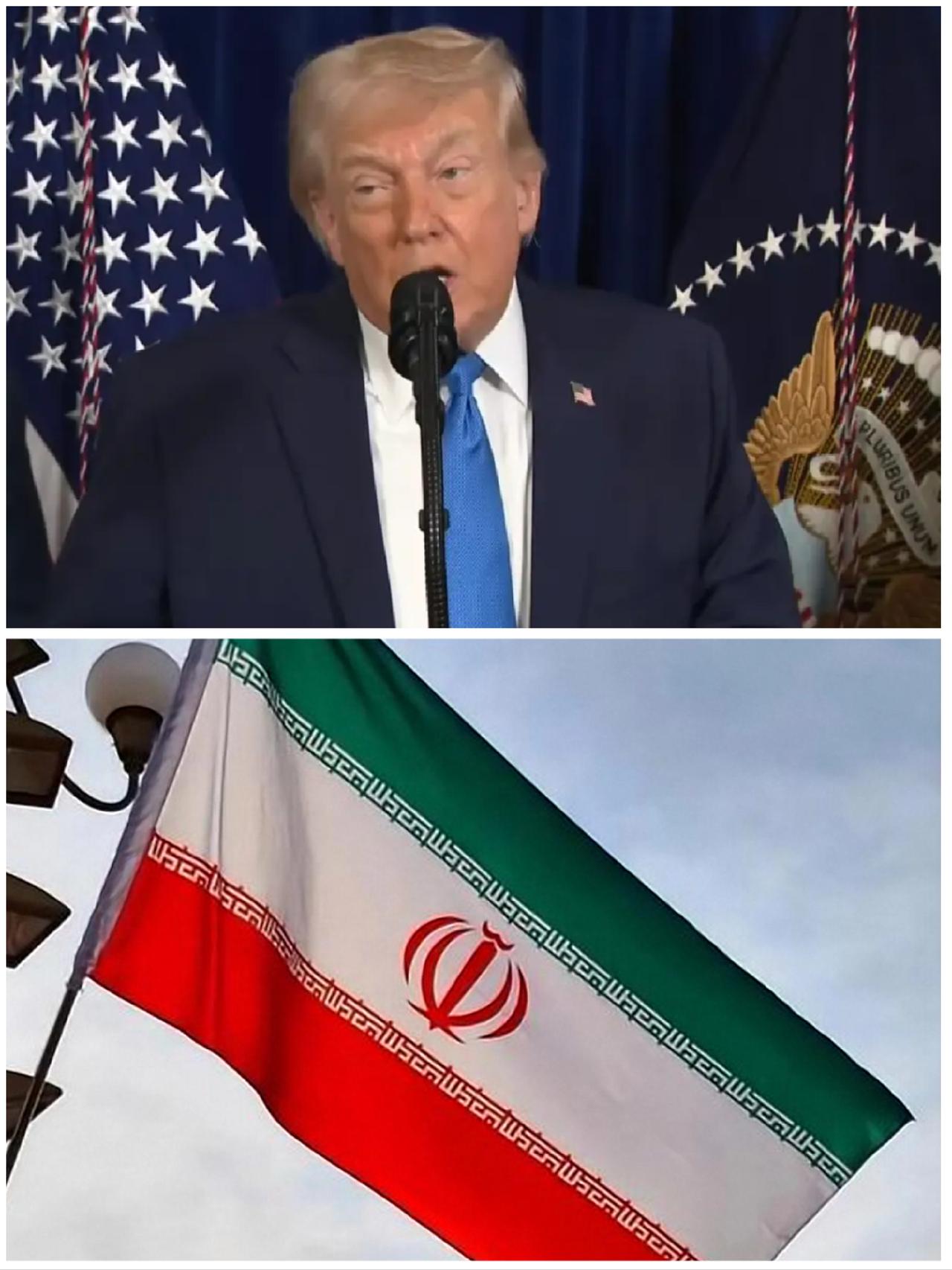 世界警察又要来活了！特朗普昨天就伊朗扰乱再次重申一遍，如果再有人死亡，两对伊朗