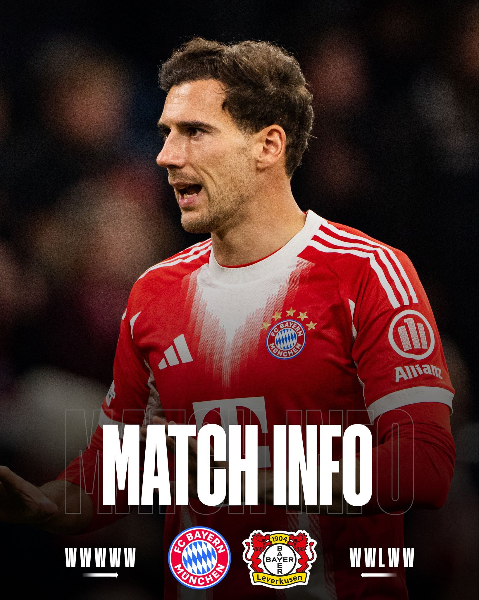 德甲巅峰战！拜仁全胜神话迎战勒沃库森37场客场不败纪录