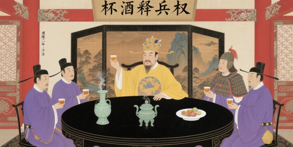 |朱元璋为什么没有采用杯酒释兵权|赵匡胤用了杯酒释兵权，解除了武将的兵权。