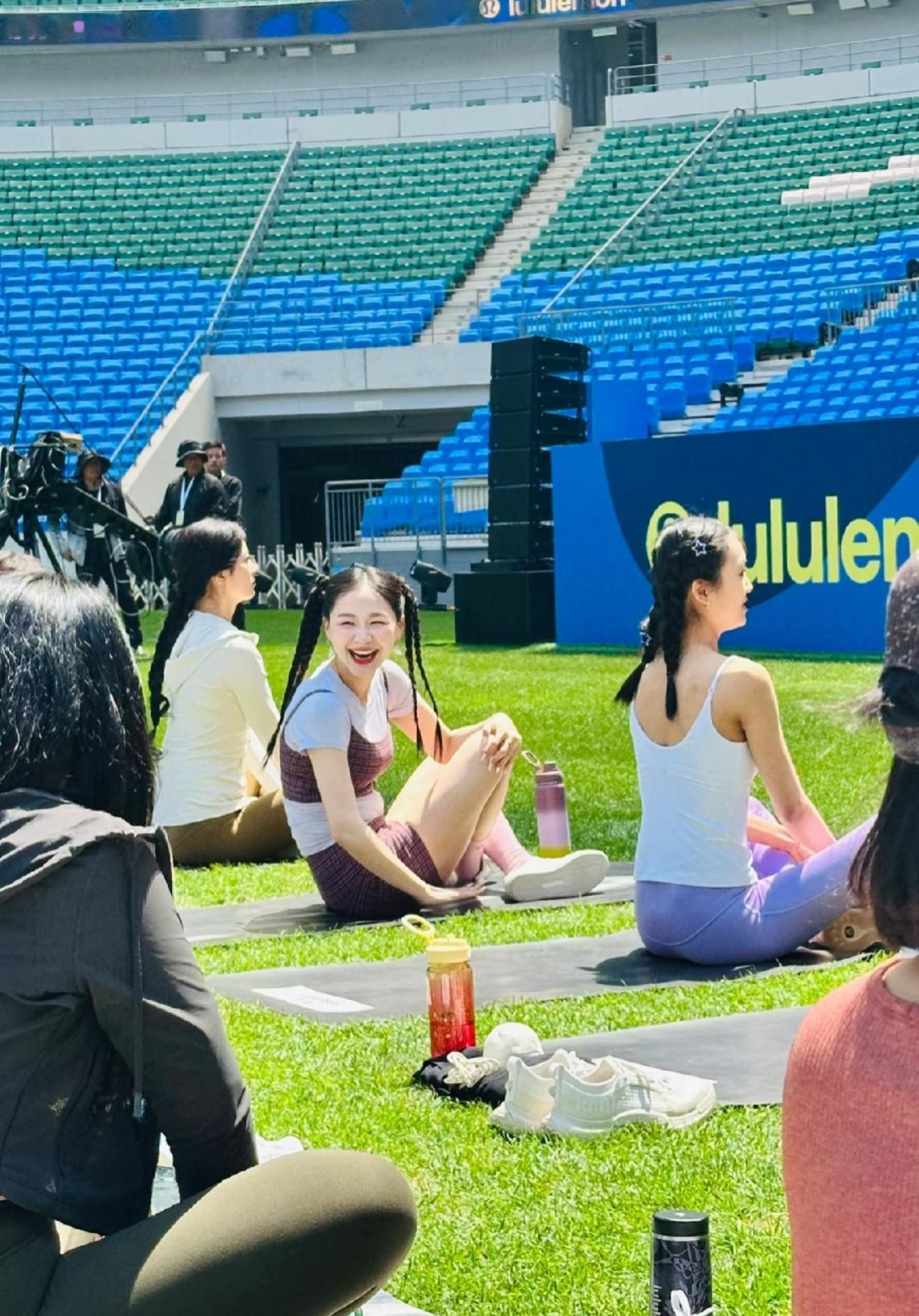 金靖lululemon线下活动live图好有生命力🫧💦​​​