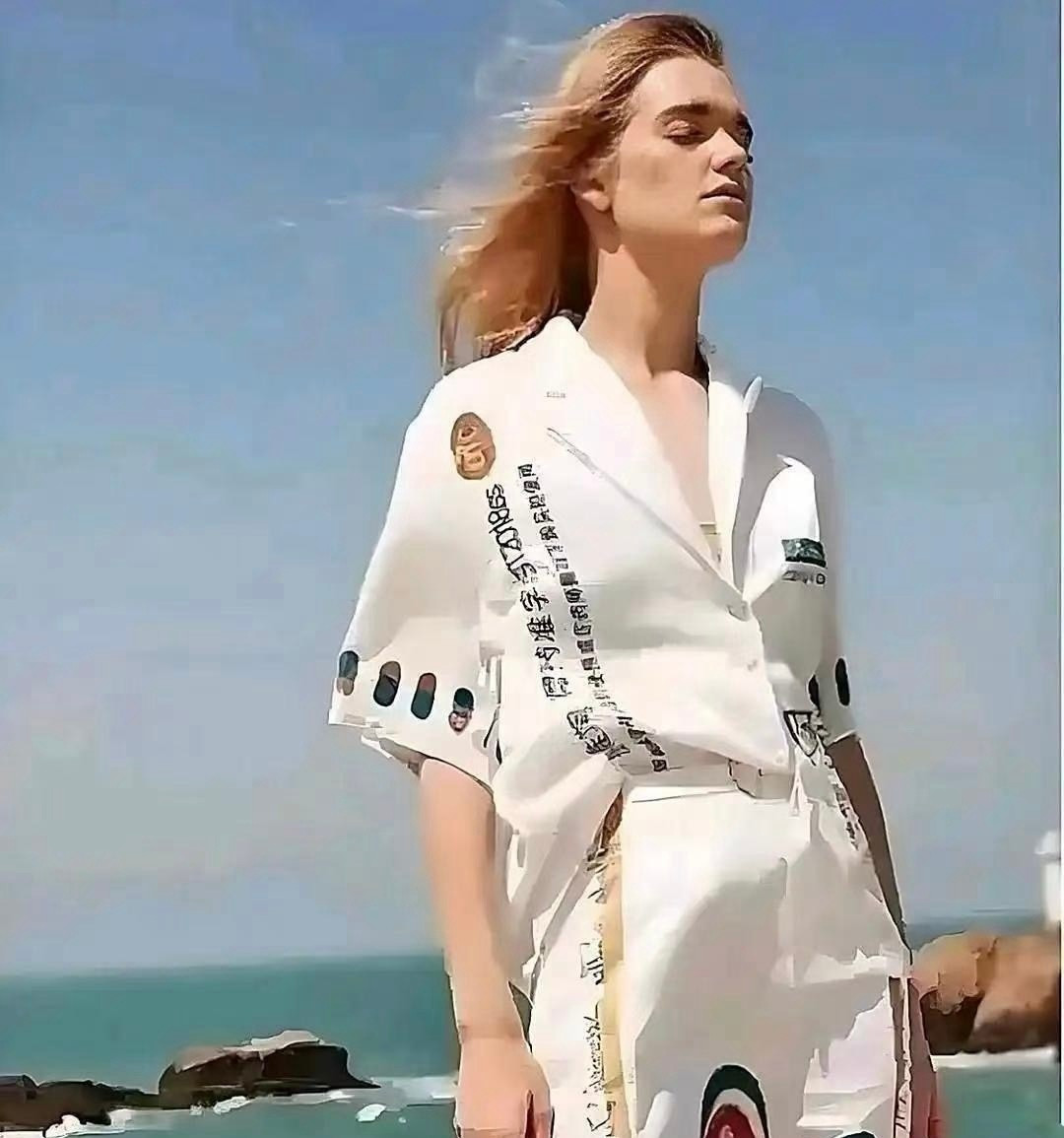 太尴尬了，但凡认识几个汉字，也不至于会穿这个衣服￼