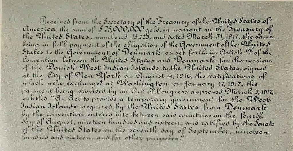 冷知识：1916年，丹麦把“丹麦西印度群岛”卖给美国，成了今天的“美属维