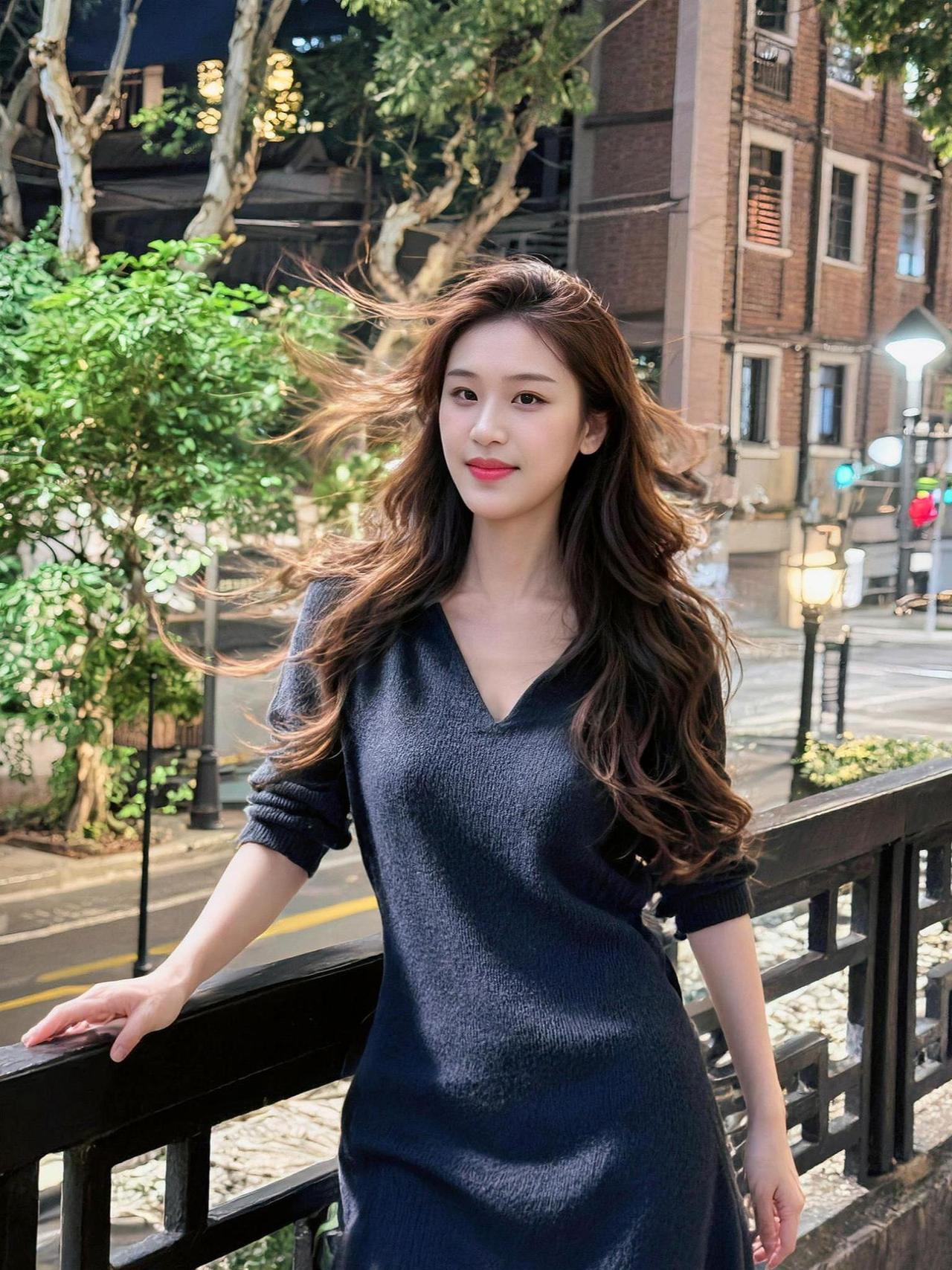 这组照片简直是“天蝎座专属写真”，每一张都散发着神秘又迷人的气息。背景的复古建筑