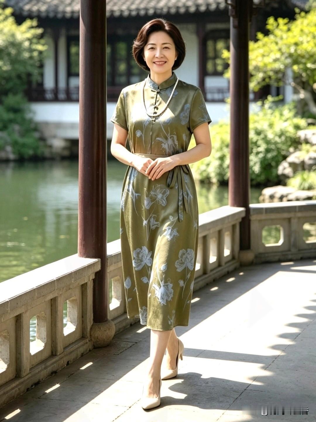 人到一定年纪，比起长相，更难得的是岁月沉淀的气质…！女人到了一定年纪，