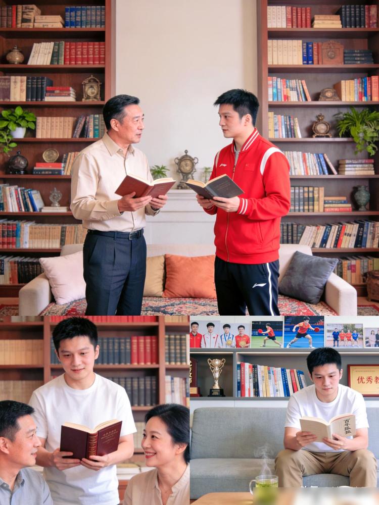 以前只觉得樊振东球打得凶，今天扫了一眼他家里的背景，倒吸一口凉气。他爸樊友平