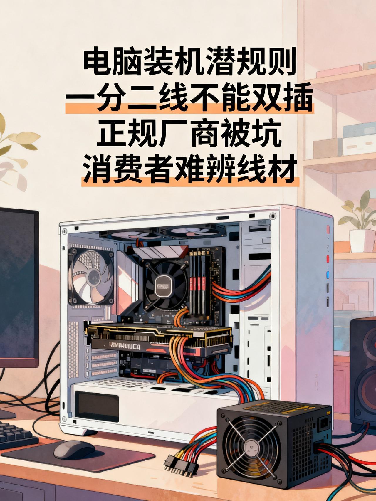 一分二显卡线存在的意义是什么？为什么不直接弄成两根一对的藏在电脑圈没人敢明说的