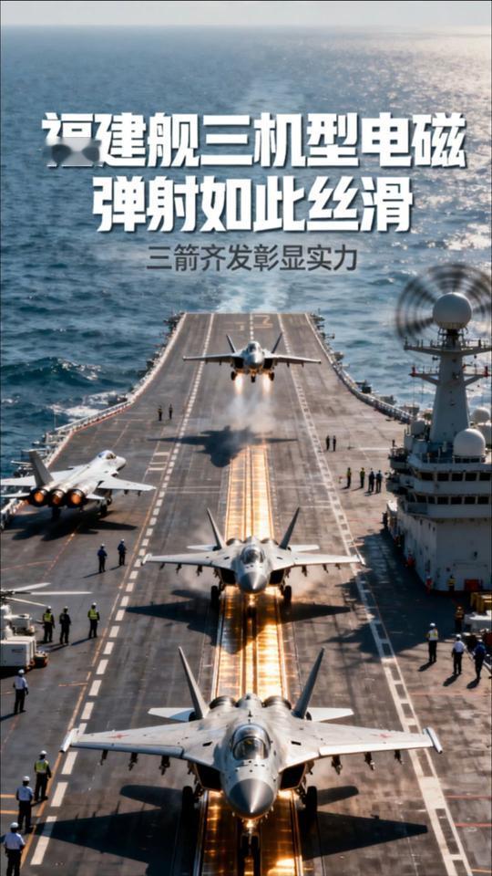 美国的电磁弹射是耗电大户，所以必须使用核动力。美国的电磁弹射是中压交流系统，耗