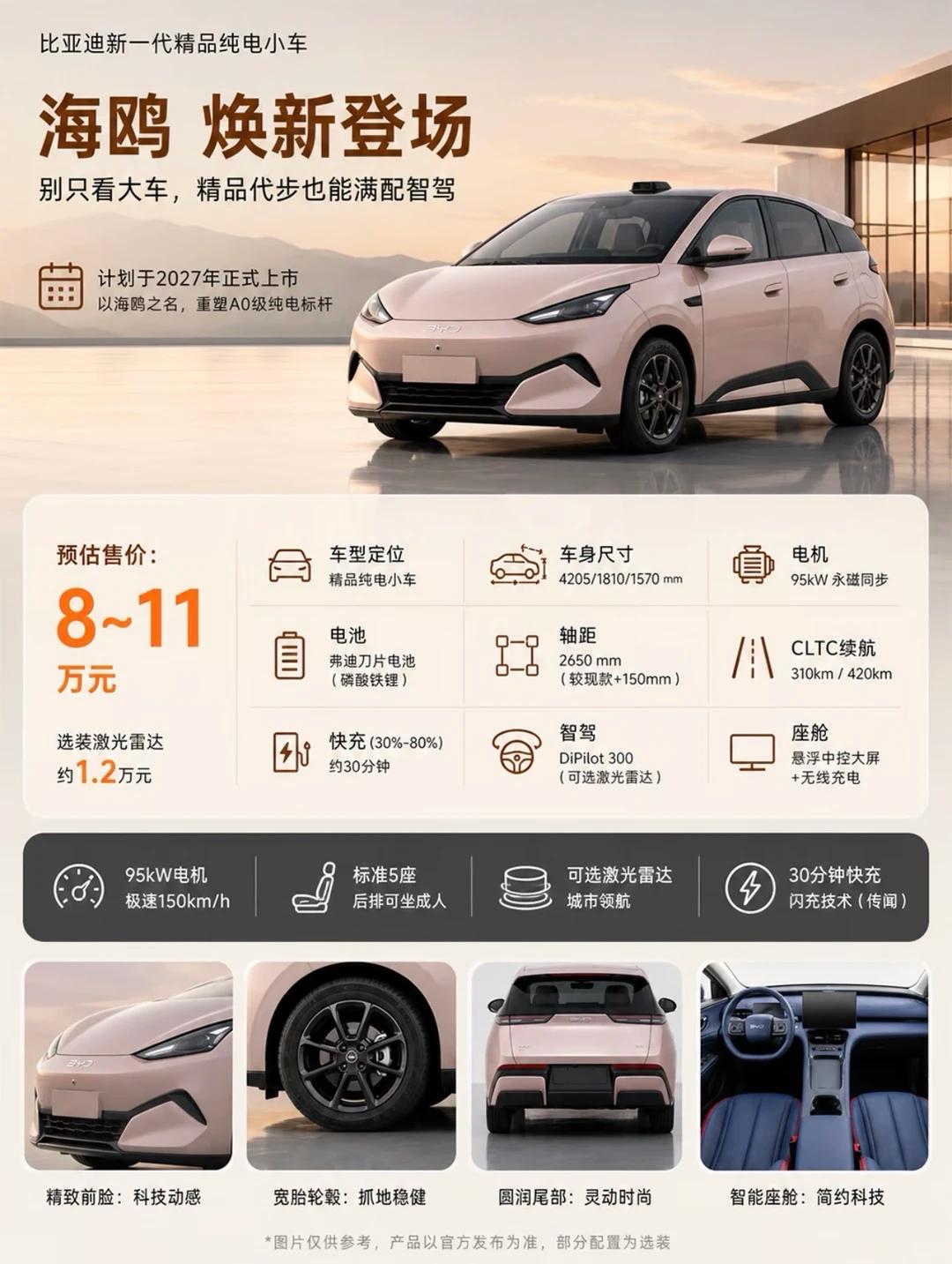 4款纯电小车扎堆来，家里人都决定等大海鸥家里人最近在商量给我妈添台纯电代步车，