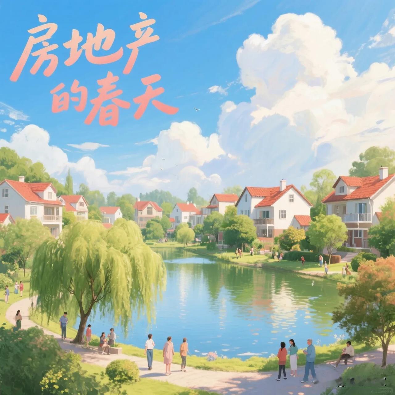 突然间，房地产的热度又上来了！主要是上边一个劲地吹热风，让冷了好长时间的市场开始