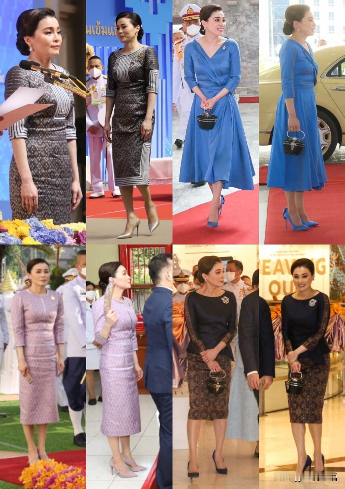 泰国苏提达王后，凭实力美出圈！最近泰王出访，彻底被苏提达王后圈粉了！这位有