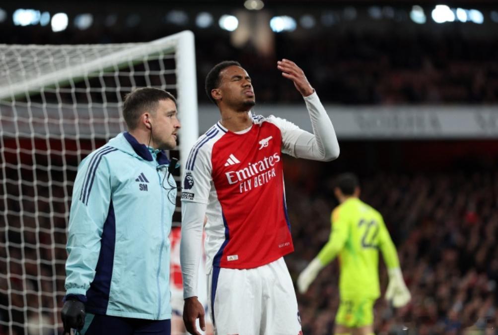 ESPN：加布里埃尔至少缺阵一个月，将缺战热刺、拜仁、切尔西11月19日讯ES