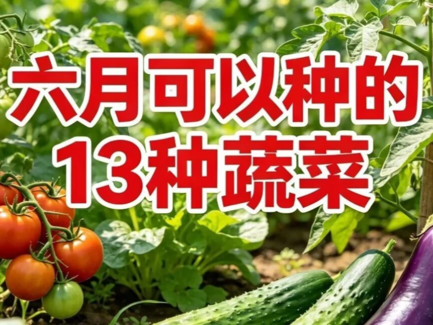 六月可以种的13种蔬菜，广州的可以试试