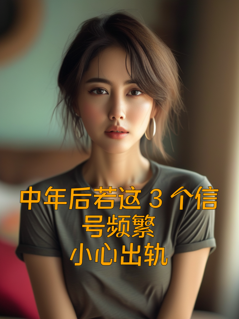 中年后若这3个信号频繁，小心出轨