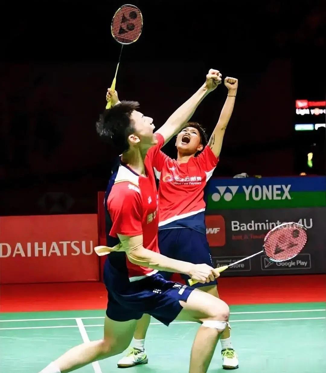 全员晋级八强！国羽混双真正的底气，从来不是单一王牌印尼公开赛混双16进8战罢，国