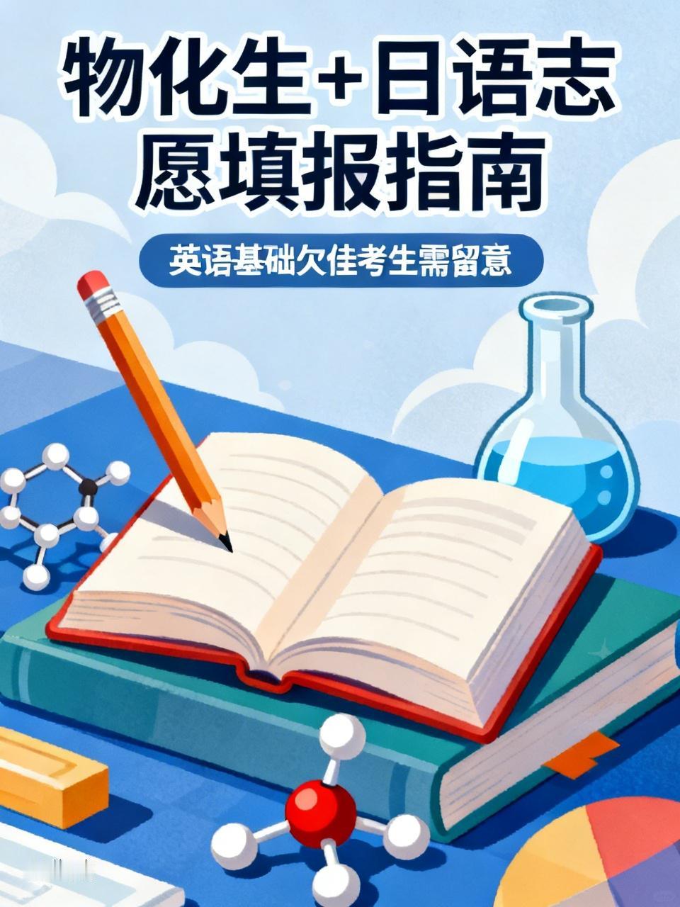 物化生+日语，志愿该如何填报？物化生堪称王牌组合，唯一美中不足的是搭配了日语这