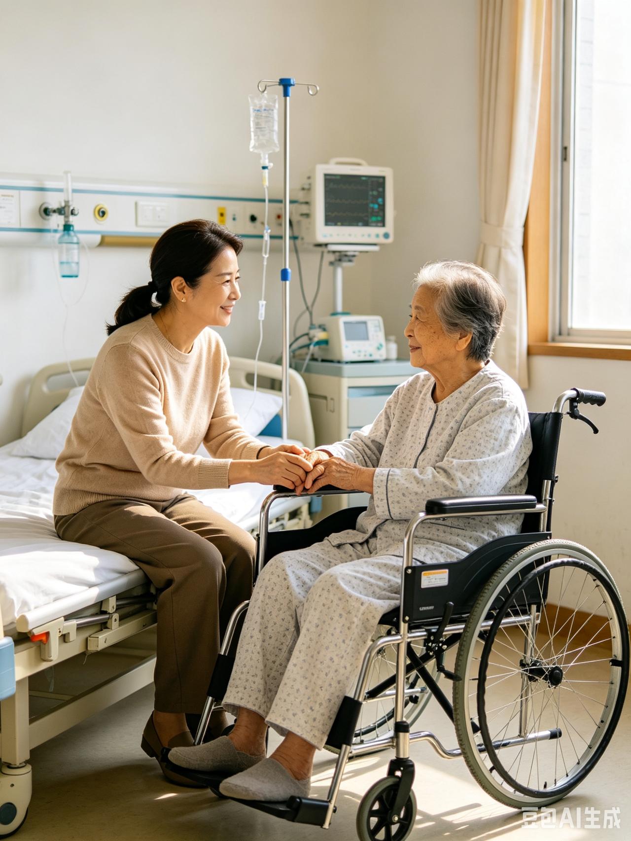 婆婆中风住我家6年，临终前小叔子从国外回来，要争695万遗产，婆婆笑了：“那就都