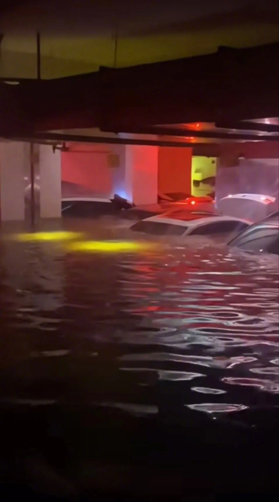 暴雨突袭桂林！地下车库变'水帘洞'，居民抓绳逃生，多车泡水损失惨重