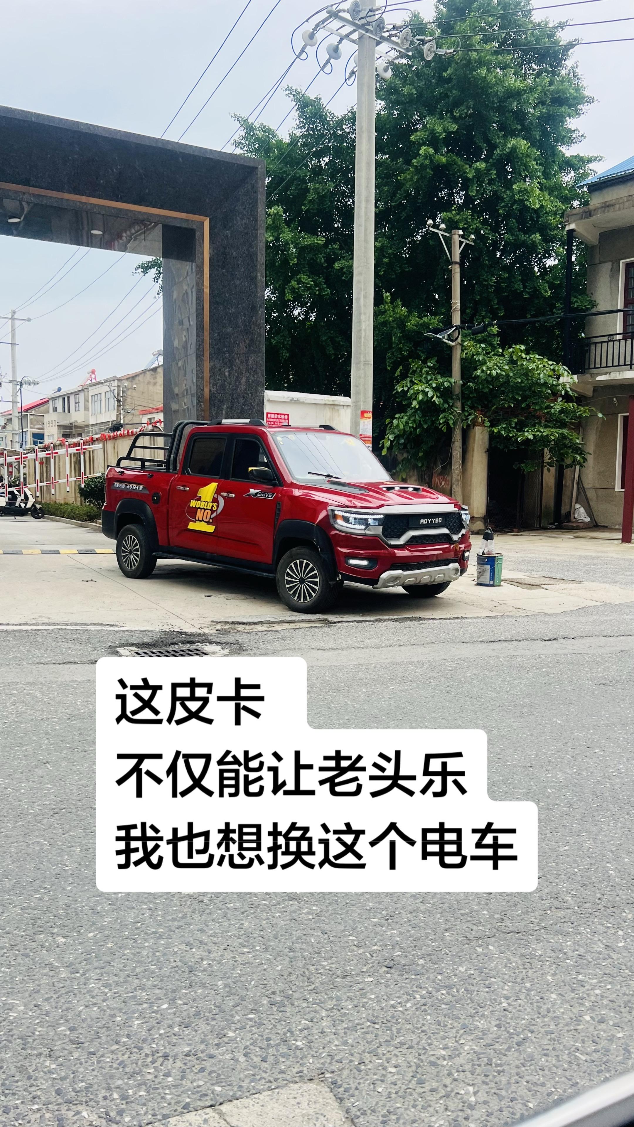 老头乐到这个地步了 能拉货载人 还是纯电！
