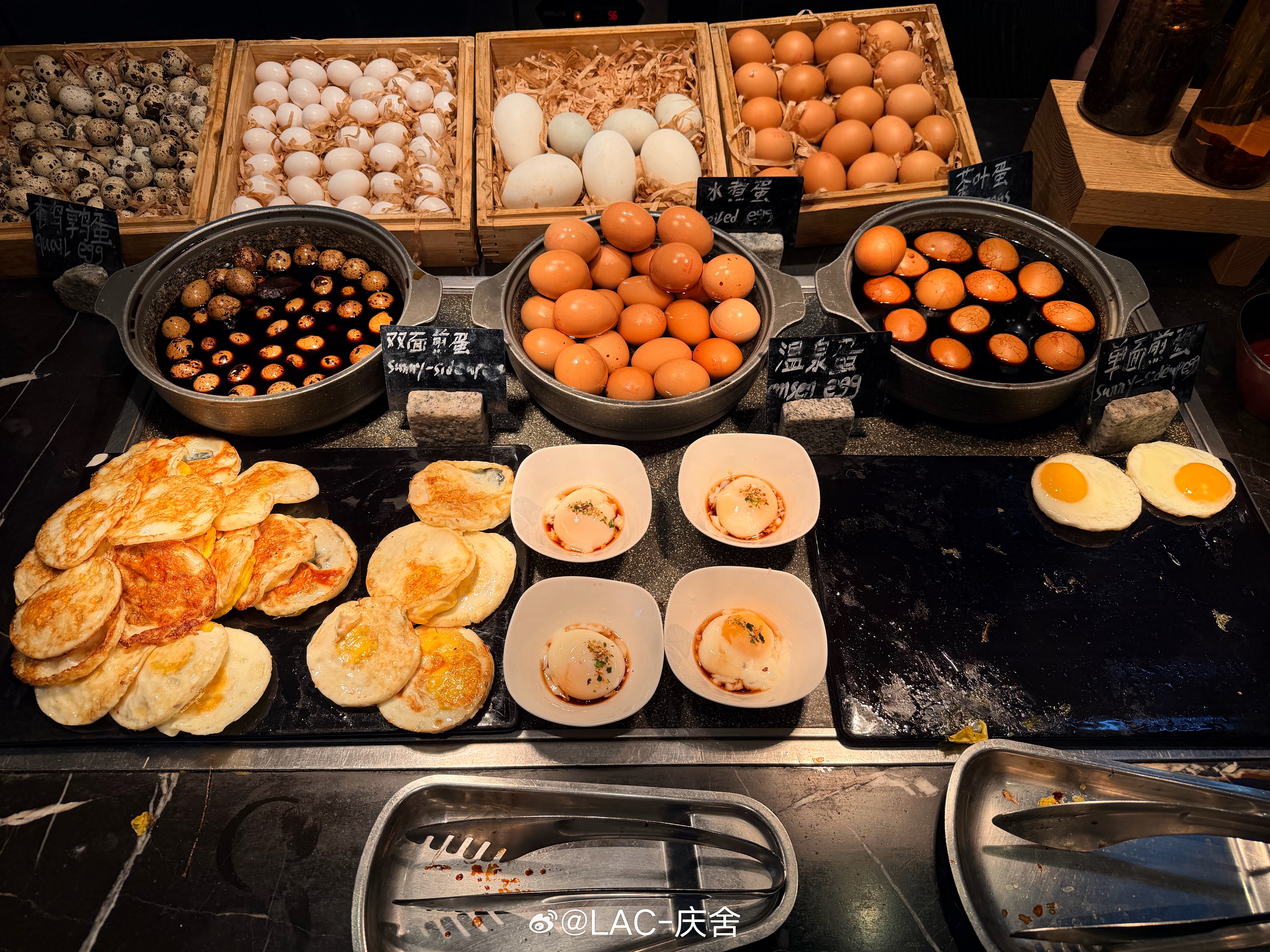 上海阿纳迪酒店的早餐，一个鸡蛋做出了六种口味，你们猜我爱吃哪种？