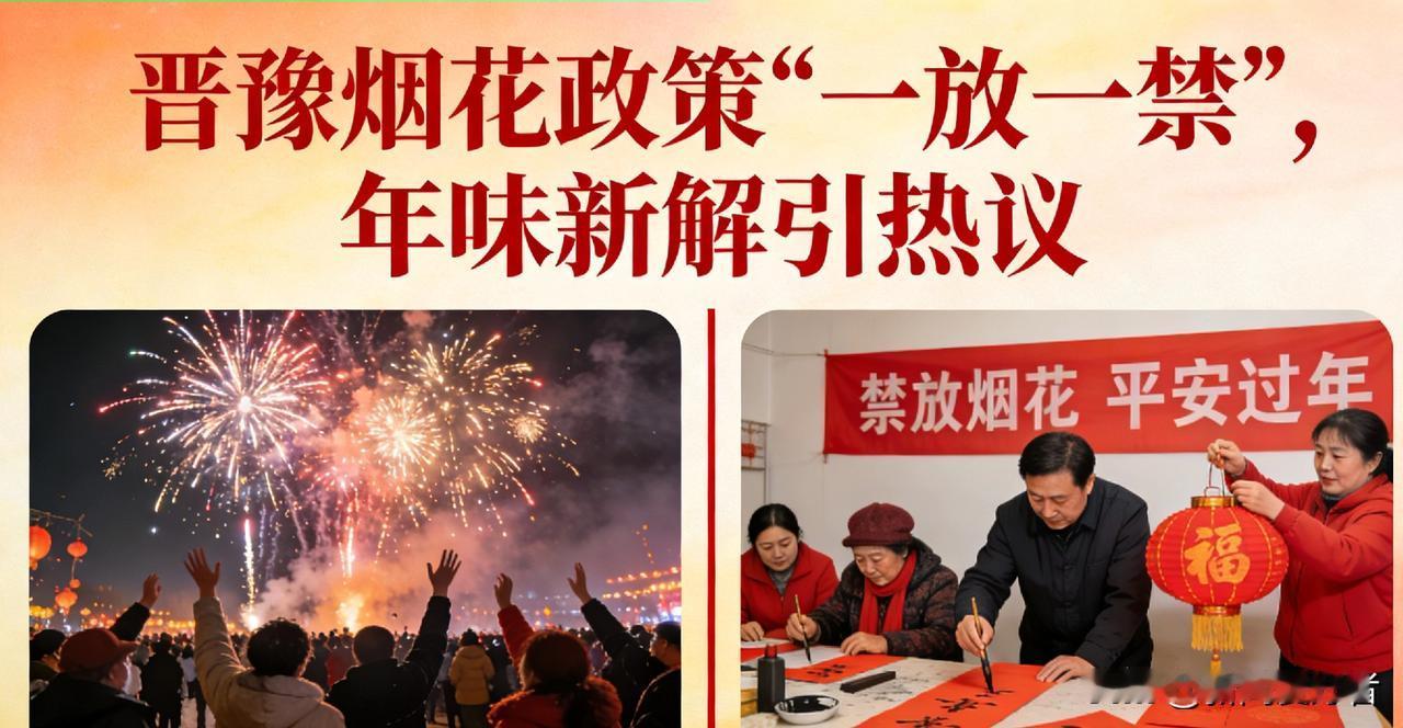 晋豫烟花政策“一放一禁”引热议！无烟花年味也能很浓山西晋南划定河滩、郊外等