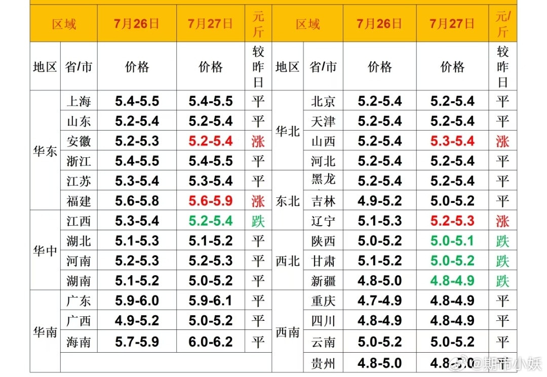 每日猪价