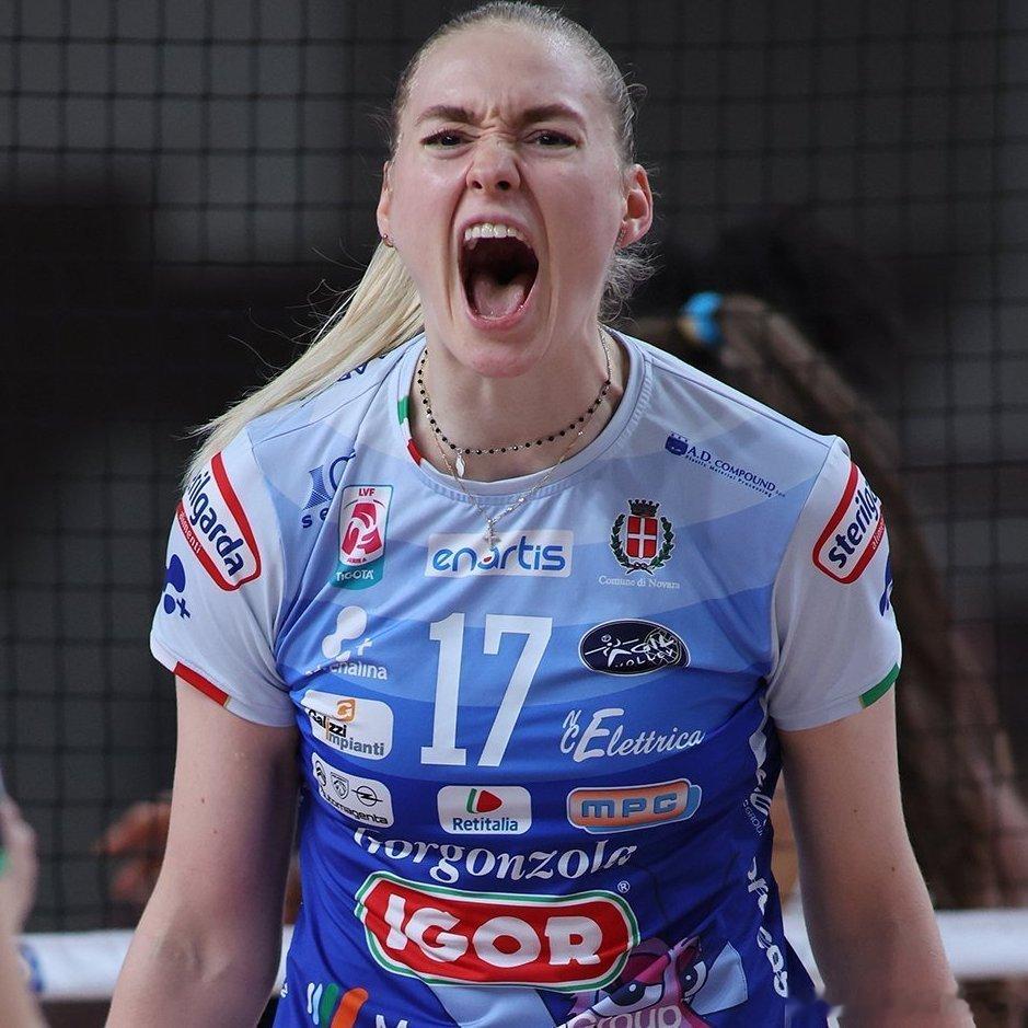 📊25-26赛季意大利A1联赛常规赛全部结束后，接应位置按进攻成功率排名👇