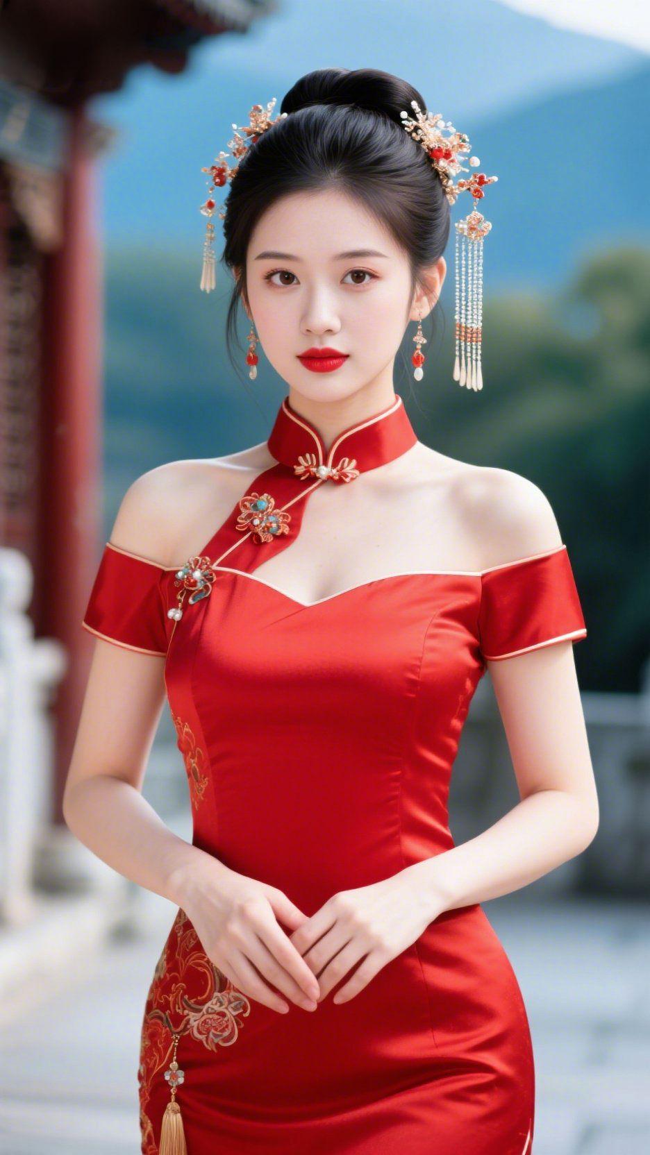 《红襟：古檐下的雅风》黛瓦飞檐笼在轻云里，她立在阶前，如院角新绽的丹朱。