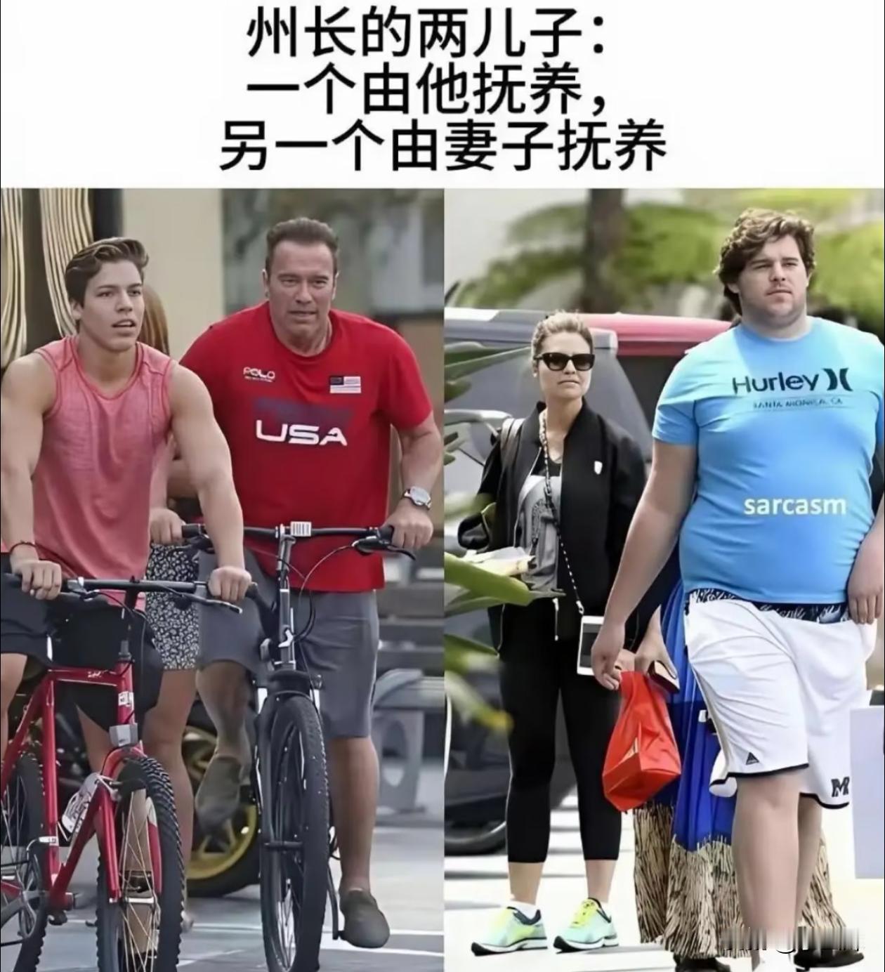 看得出来，两个的教育方式截然相反。