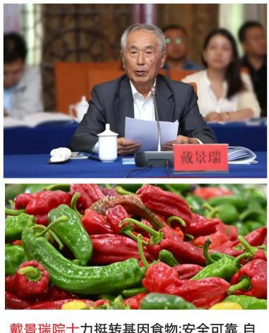 中国工程院院士戴景瑞表示，转基因食物是安全的。这句话最近在网上又吵翻了天，有